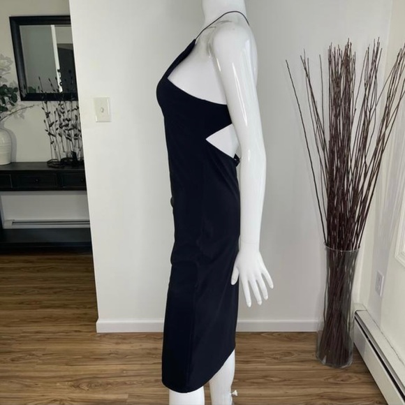 T by Alexander Wang. Black Jersey Swim Crisscross Short Casual Dress - Size M - Picture 9 of 10